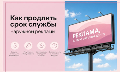 Как продлить срок службы наружной рекламы в  Спасске-Дальнем