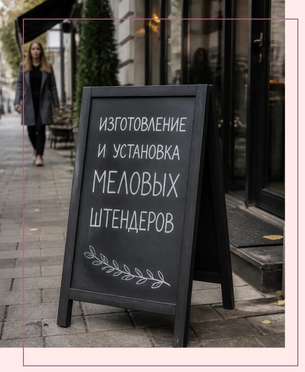 Меловые штендеры в Спасске-Дальнем по цене от 6726 р. | Аванза-Спс